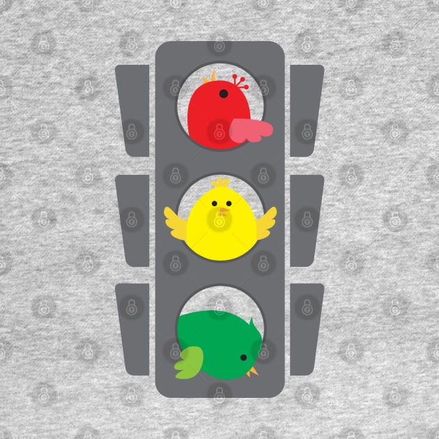 Traffic Light Birdies by andantino